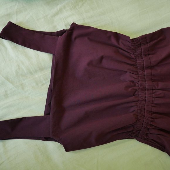 COS WIDE-LEG COTTON JUMPSUIT - Picture 8 of 10